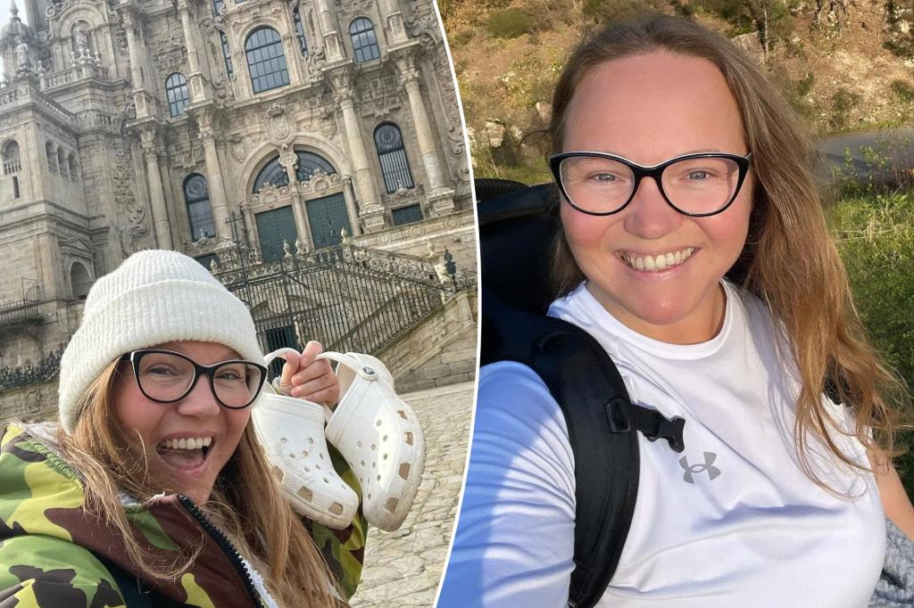 Life Coach ended the engagement to walk 500 miles pilgrimage to crocs to 'find yourself'